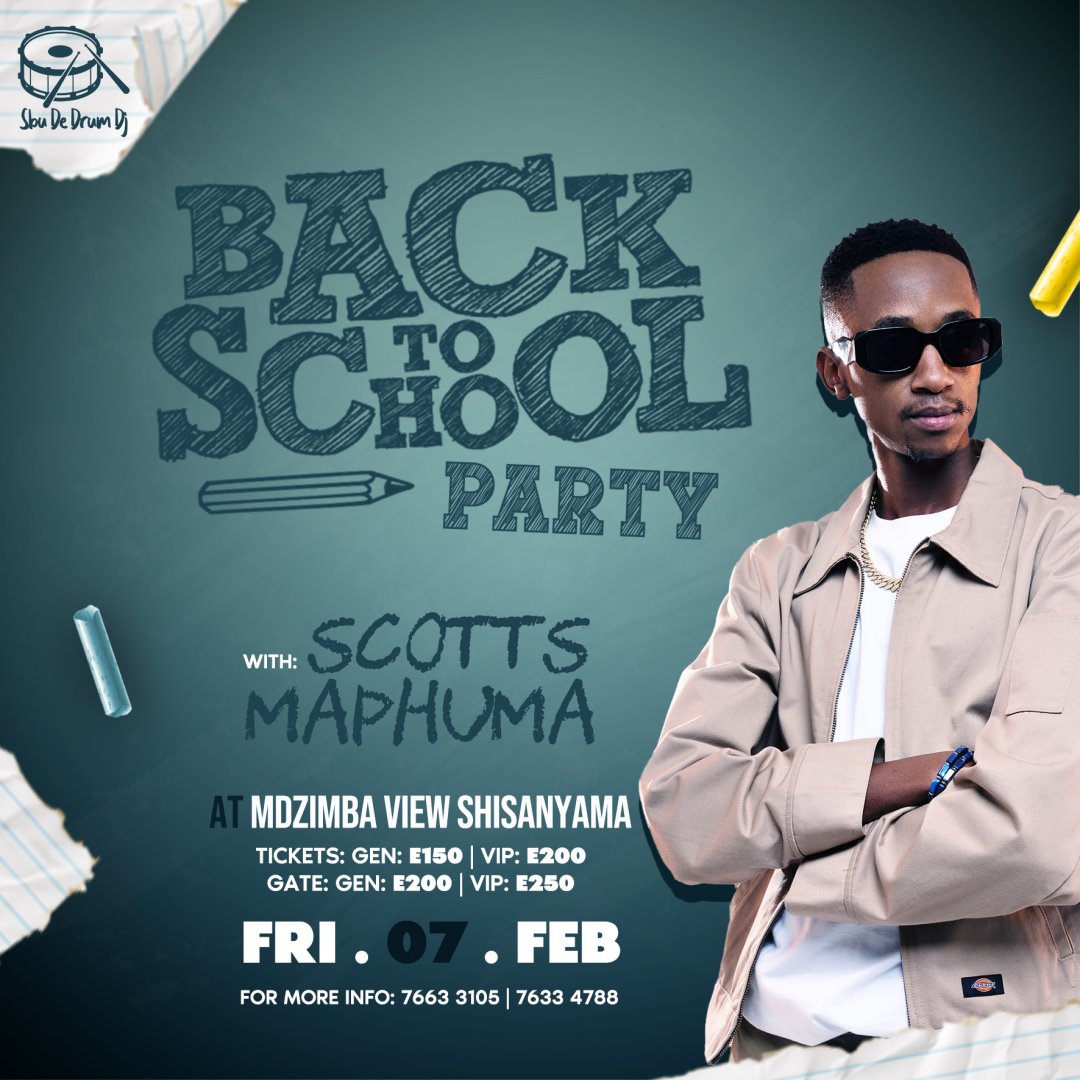 The Back To School Party With Scotts Maphuma